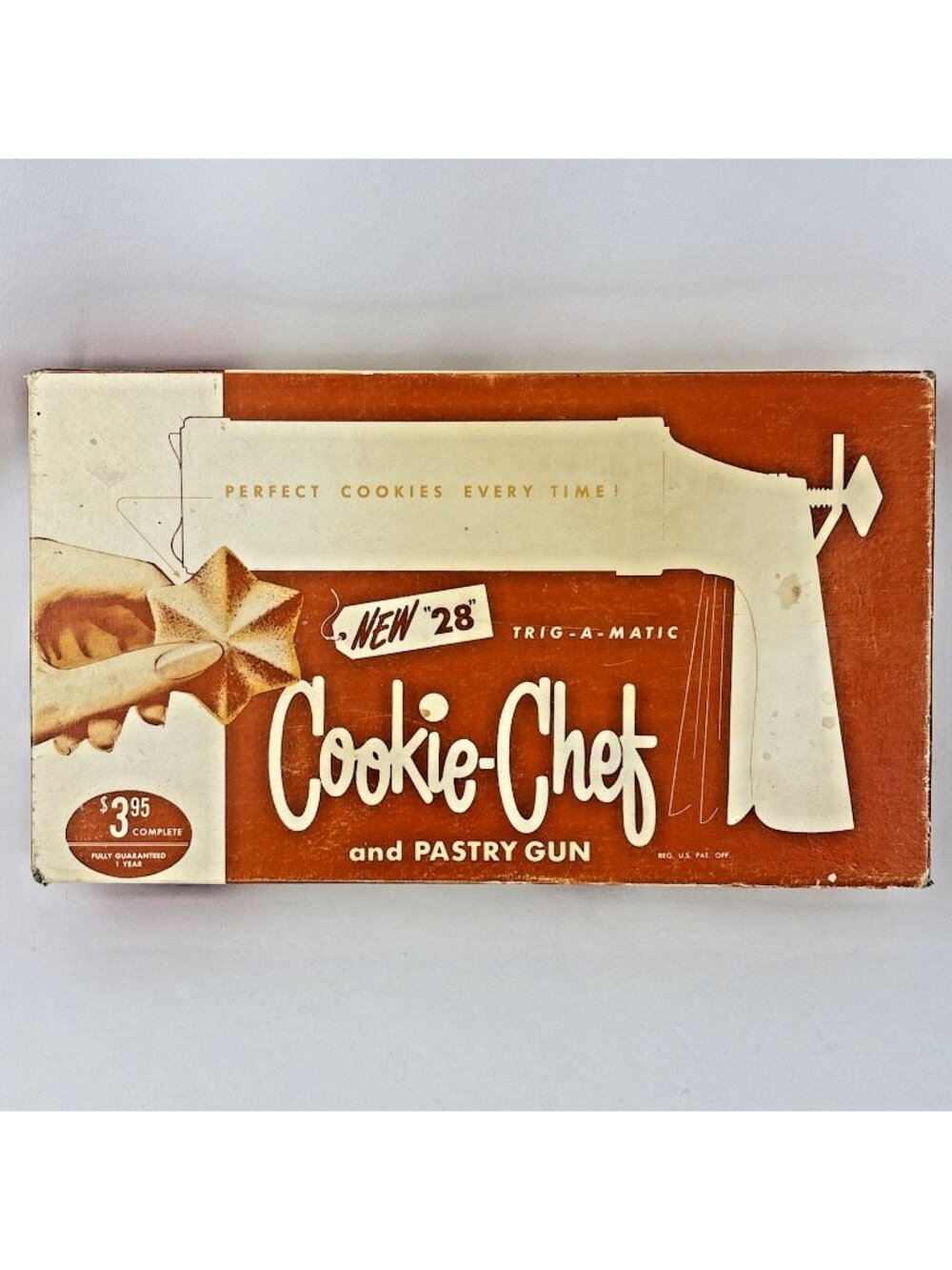 Vintage Trig-A-Matic Cookie-Chef and Pastry Gun Set "28"